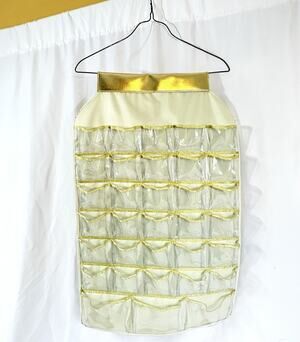 Vintage Lillian Vernon Hanging Jewelry Organizer Accessories 66 Pockets